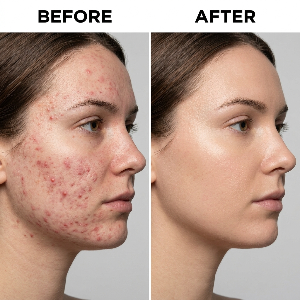 Acne Before After